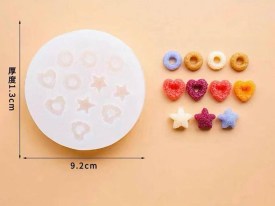 Molde silicona cereales surtidos froot loops 